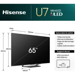 TV QLED MiniLED 65U7NQ 2024
