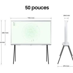 TV QLED The Serif TQ50LS01D Blanc 2024