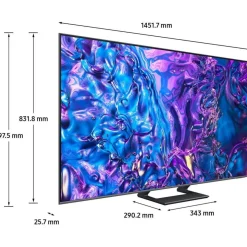 TV QLED TQ65Q72D 4K UHD AI Smart TV 2024