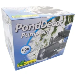 Ubbink Kit de pompe pour sujets cracheurs SoArte Noir