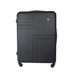 Valise ABS 75cm 4 roues LINEA - Noir