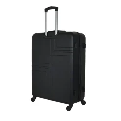 Valise ABS 75cm 4 roues LINEA - Noir