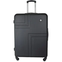 Valise ABS 75cm 4 roues LINEA - Noir