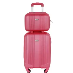 Valise cabine 4 roues et Vanity - ABS ultra resistant - Alistair Airo 2.0 - Marque francaise - Expedie de France et garantie 2 ans