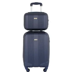 Valise cabine 4 roues et Vanity - ABS ultra resistant - Alistair Airo 2.0 - Marque francaise - Expedie de France et garantie 2 ans