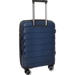 Valise cabine rigide bleue Smart Trip 56x38x20cm