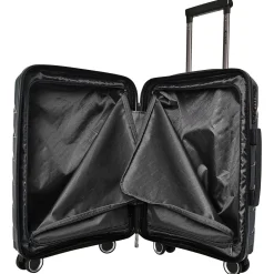 Valise cabine rigide bleue Smart Trip 56x38x20cm
