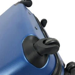 Valise cabine rigide bleue Sismik 50x34x20cm