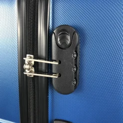 Valise cabine rigide bleue Sismik 50x34x20cm