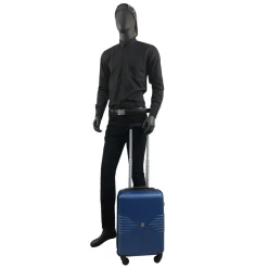 Valise cabine rigide bleue Sismik 50x34x20cm