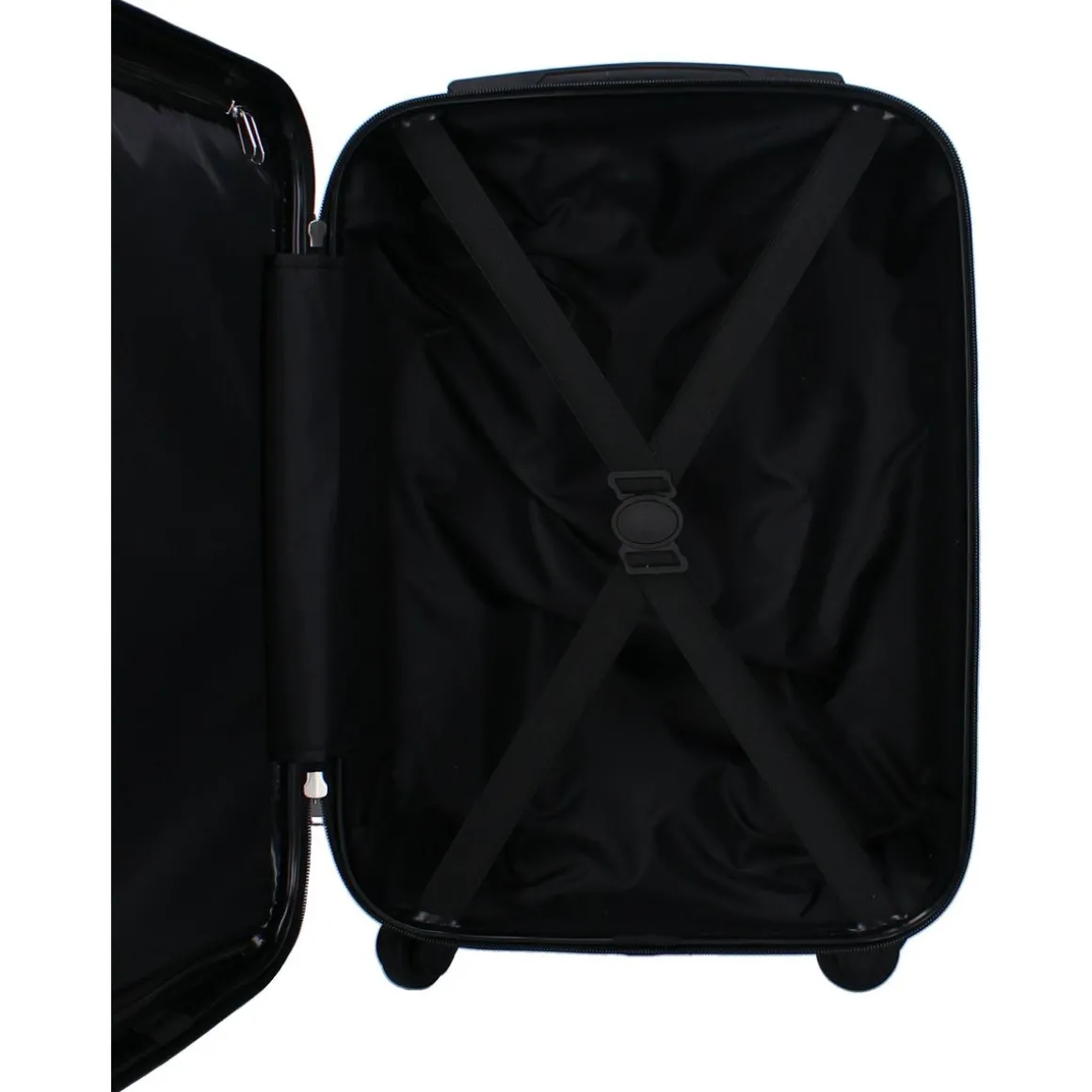 Valise cabine rigide 48cm 4 roues STITCH - rose