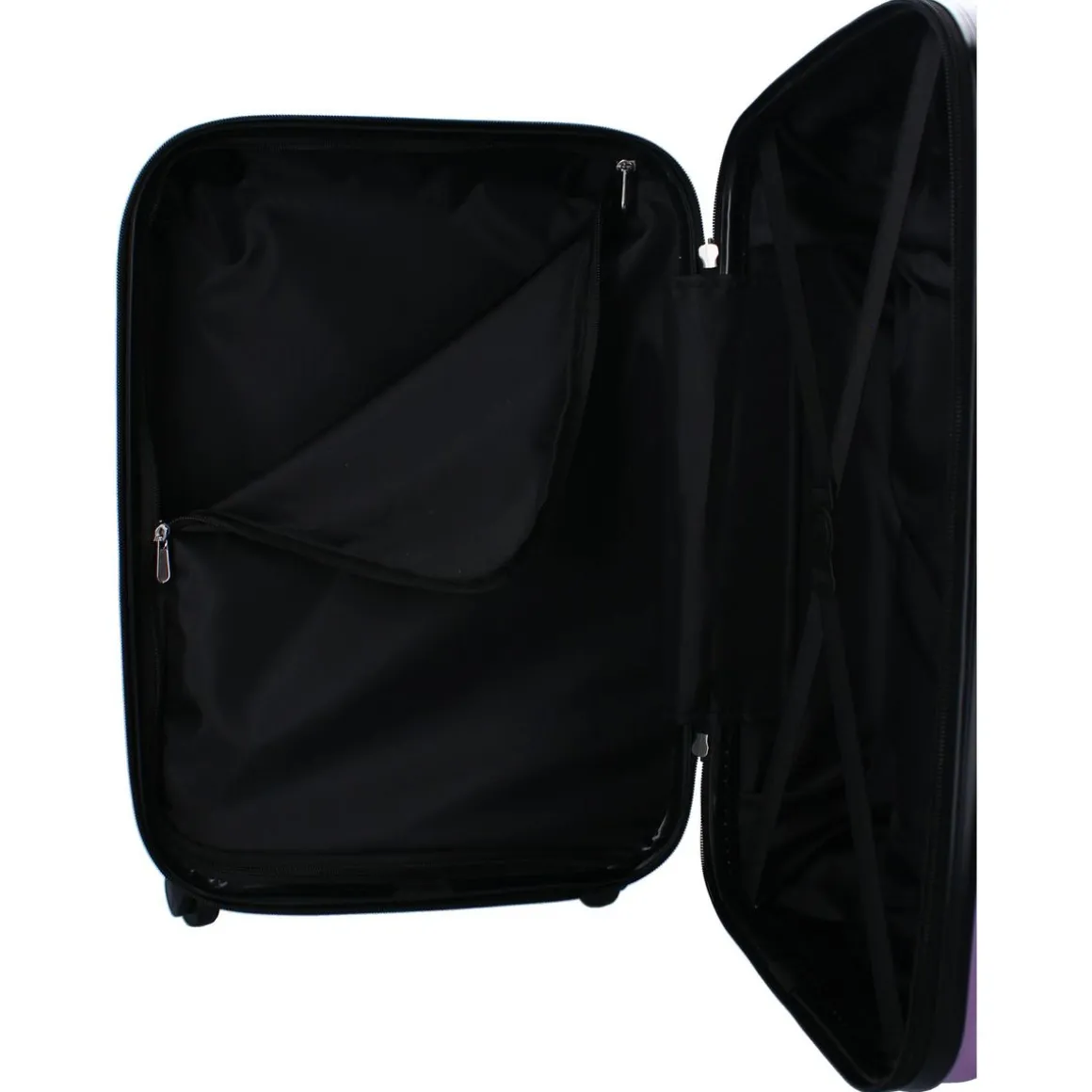 Valise cabine rigide 48cm 4 roues STITCH - rose