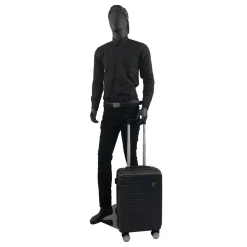 Valise cabine rigide noire Equalizer 55x36x20cm