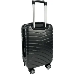 Valise cabine rigide noire Wavy Pop 55x35x20cm