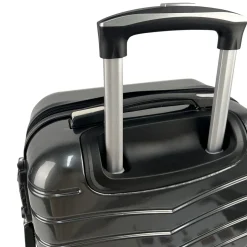 Valise cabine rigide noire Wavy Pop 55x35x20cm