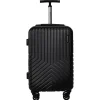 Valise cabine rigide noire Wavy Pop 55x35x20cm