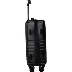 Valise cabine rigide noire Wavy Pop 55x35x20cm