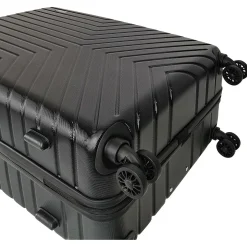 Valise cabine rigide noire Wavy Pop 55x35x20cm