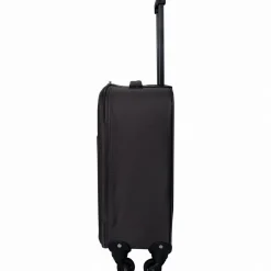 Valise cabine souple 50 cm 4 roues RAIL - marron