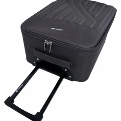 Valise cabine souple 50 cm 4 roues RAIL - marron