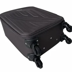 Valise cabine souple 50 cm 4 roues RAIL - marron