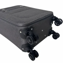 Valise cabine XS souple 45cm 4 roues HIGHWAY - gris