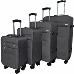 Valise cabine XS souple 45cm 4 roues HIGHWAY - gris