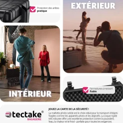 Valise de protection matériel photo étanche 56 x 42 x 21 cm