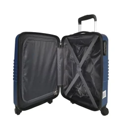 Valise rigide bleue Sismik 61x41x25cm