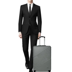 Valise rigide 60cm 4 roues SPOTLIGHT - gris