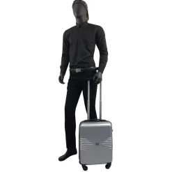 Valise rigide grise Sismik 50x34x20cm