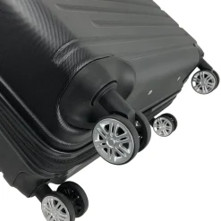 Valise rigide noire Equalizer 66x44x25cm