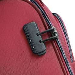 Valise souple 68cm 4 roues CUZCO - rouge