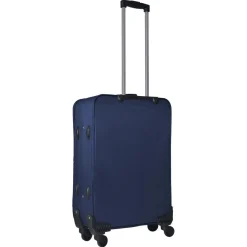 Valise souple 65cm 4 roues FLYLINE - bleu foncé
