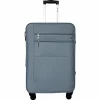 Valise souple 65cm 4 roues HIGHWAY - bleu