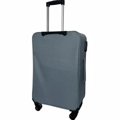 Valise souple 65cm 4 roues HIGHWAY - bleu