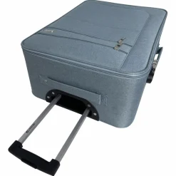 Valise souple 65cm 4 roues HIGHWAY - bleu