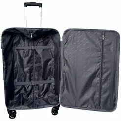 Valise souple 65cm 4 roues HIGHWAY - bleu