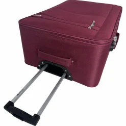 Valise souple 65cm 4 roues HIGHWAY - rouge