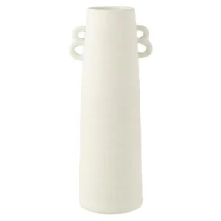 Vase Conique avec Anses Russel 55cm Blanc