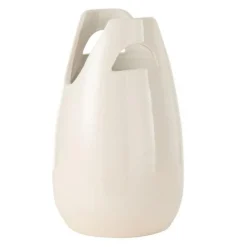 Vase Déco avec Anses Pure Nature 40cm Blanc