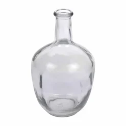 Vase Déco en Verre Jarre 30cm Transparent