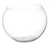 Vase en Verre Boule 25cm Transparent
