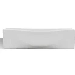 Vasque a trou pour robinet ceramique Blanc pour salle de bain