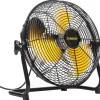 Ventilateur de sol 60W Ø30 cm 3 vitesses Orientable Débit d'air 2600m³/h STANLEY