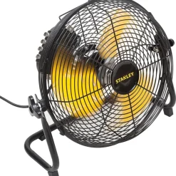 Ventilateur de sol 60W Ø30 cm 3 vitesses Orientable Débit d'air 2600m³/h STANLEY