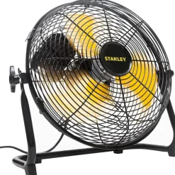 Ventilateur de sol 60W Ø30 cm 3 vitesses Orientable Débit d'air 2600m³/h STANLEY