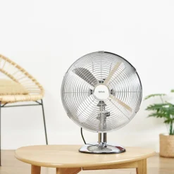 Ventilateur de table Q.6729 - Chrome