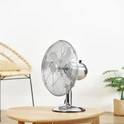 Ventilateur de table Q.6729 - Chrome