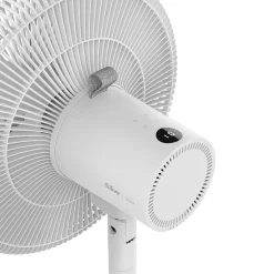 Ventilateur sur pied digital Q.6933 - Blanc